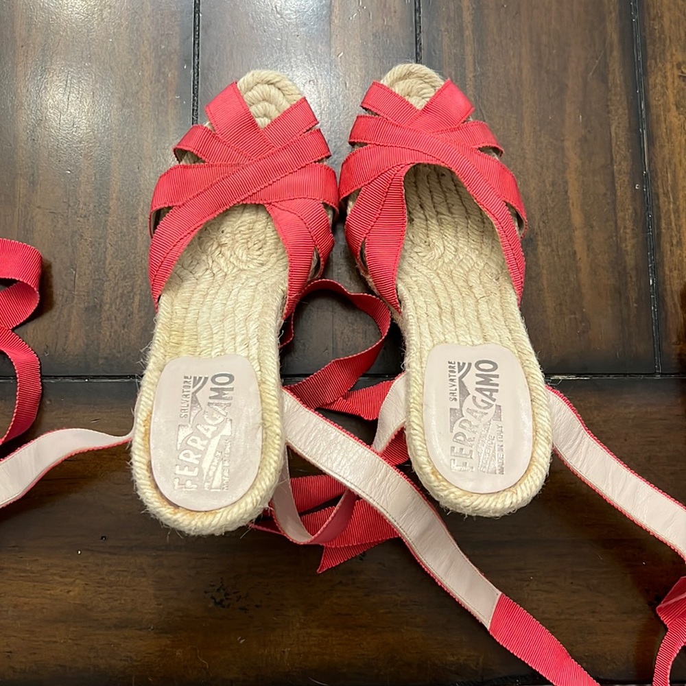 Ferragamo Heel Espadrilles
